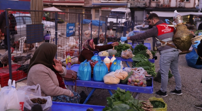 ÇARŞAMBA PAZARI ESNAFININ ÇORBALARI BÜYÜKŞEHİRDEN