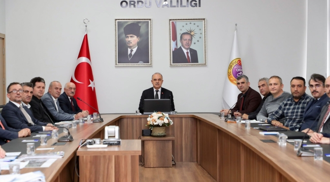 ORDU ŞEHİR HASTANESİNİN 9. KOORDİNASYON TOPLANTISI YAPILDI