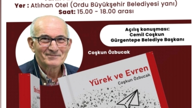 ÖZBUCAK İKİNCİ ŞİİR KİTABINI İMZALIYOR