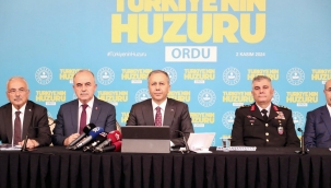 TÜRKİYE'NİN HUZURU TOPLANTISI ORDU'DA YAPILDI