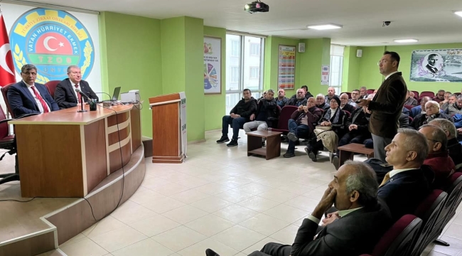 ÜNYE'DE "DEVLET DESTEKLİ TARIM SİGORTALARI" TOPLANTISI