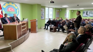 ÜNYE'DE "DEVLET DESTEKLİ TARIM SİGORTALARI" TOPLANTISI