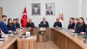 2024'ÜN İLK 11 AYLIK GÜVENLİK, ASAYİŞ VE TRAFİK DURUMU DEĞERLENDİRİLDİ