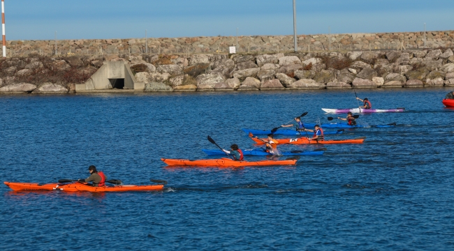 GÜLYALI'DA OKUL SPORLARI KANO YARIŞLARI GERÇEKLEŞTİ