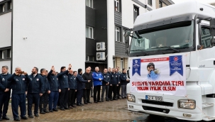 ORDU'DAN HALEP'E 4 TIR İNSANİ YARDIM MALZEMESİ GÖNDERİLDİ