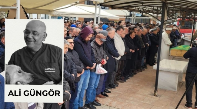 VETERİNER HEKİM ALİ GÜNGÖR SON YOLCULUĞUNA UĞURLANDI