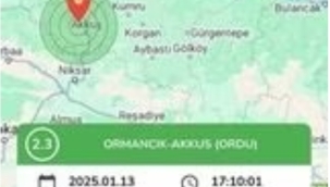 Akkuş'ta Deprem!