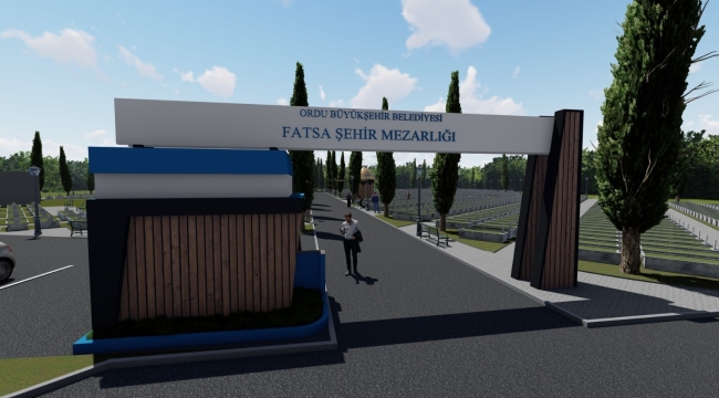 BÜYÜKŞEHİR'DEN FATSA'YA YENİ ŞEHİR MEZARLIĞI