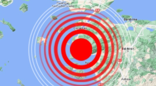 Çanakkale'de 5.2'lik Deprem!