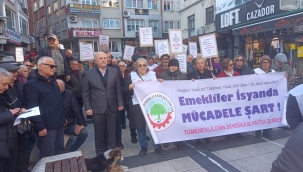 Fatsa'da Emeklilerden "Ya İnsanca Yaşayacağız, Ya da Meydanları Isıtacağız" Yürüyüşü