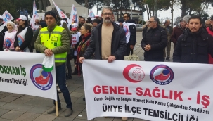 Genel Sağlık-İş Ünye İlçe Temsilciliği İlk Defa Alanlarda
