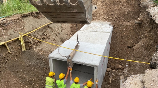Oski'den Ordu'ya 10 Bin Metre Yağmur Suyu Hattı