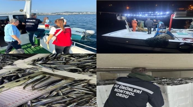 Su Ürünlerinde Ekiplerden 1301 Denetim