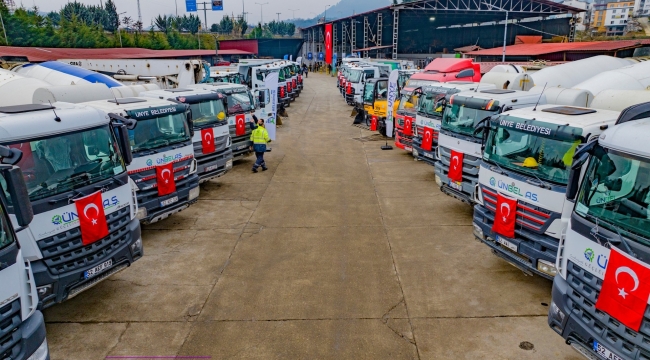 Ünye Belediyesi'nden Araç Filosuna Tarihi Yatırım