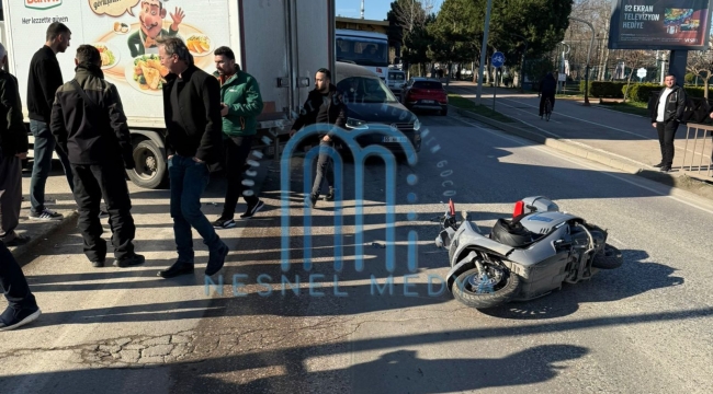 Ünye Tabakhane Köprüsü'nde Motosiklet Kazası