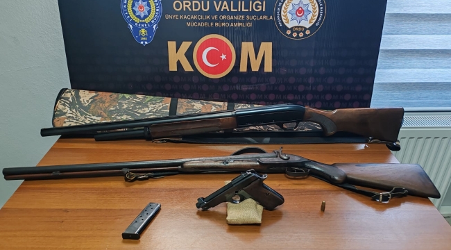 Ünye ve Kumru'da Kaçakçılık Operasyonu