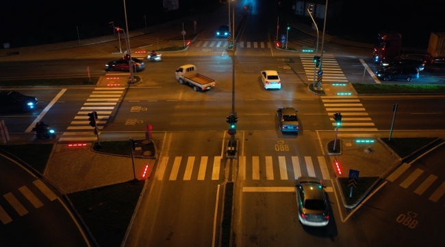 Yaya Güvenliğinde Led'li Sistem Devrede