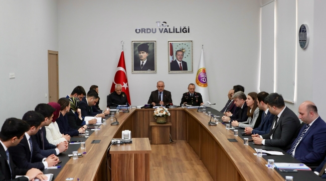 2025 Yılı Ocak Ayı Güvenlik, Asayiş ve Trafik Durumu Değerlendirildi