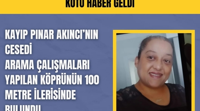 3 Gündür Aranan Pınar Akıncı'nın Cansız Bedeni Bulundu