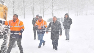 Akkuş'ta Kar Kalınlığı 1 Metreye Ulaştı