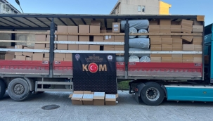 Fatsa'da Kaçak Makaron Ele Geçirildi