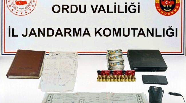 Jandarmadan Fatsa'da Tefecilik Operasyonu 