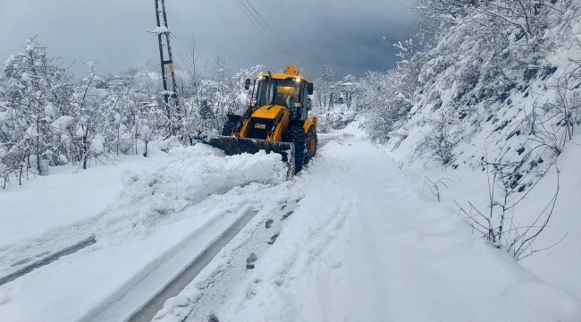 Ordu'da 434 İş Makinesi ve 615 Personelle Karla Mücadele
