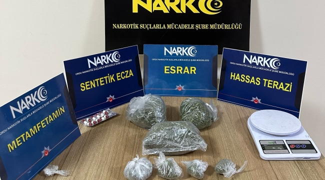 Ordu'da "Uyuşturucu Ticareti"ne 3 Tutuklama