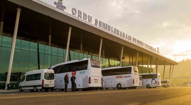 Ordu Terminallerine 550 Bin Yolcu Ayak Bastı