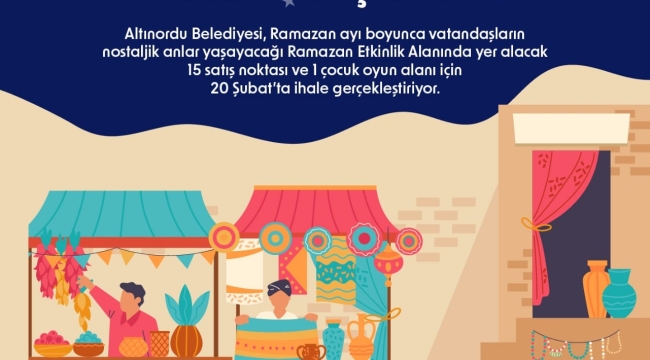 Ramazan Etkinlik Alanı İçin İhaleye Çıkıldı
