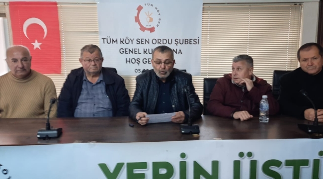 Tüm Köy-Sen: "Yasal Hakkımızı İstiyoruz!"