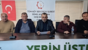 Tüm Köy-Sen: "Yasal Hakkımızı İstiyoruz!"