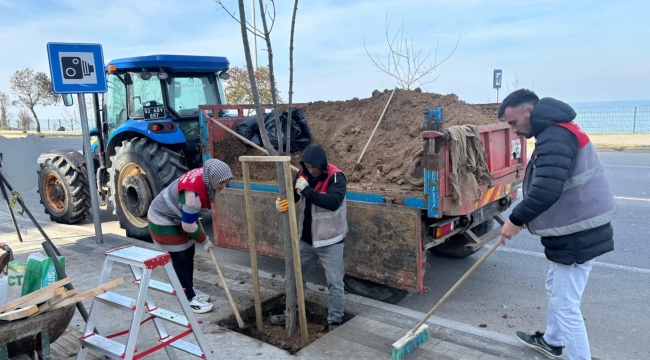 Ünye'de Kaldırımlara Modern Dokunuş