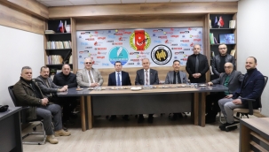 Vali Erol'dan Canik Ünye Gazeteciler Derneği'ne Ziyaret