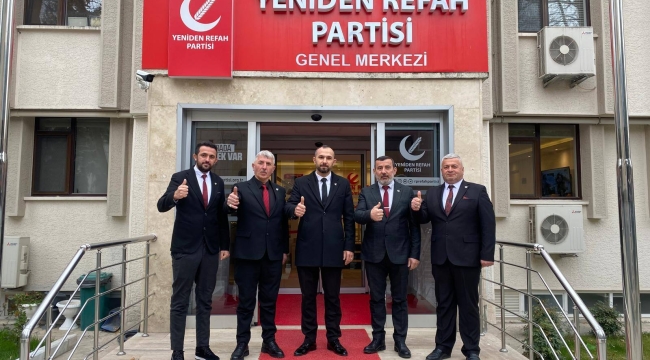 Erbakan'dan, Ünye İlçe Teşkilat Başkanlarına Teşekkür Belgesi