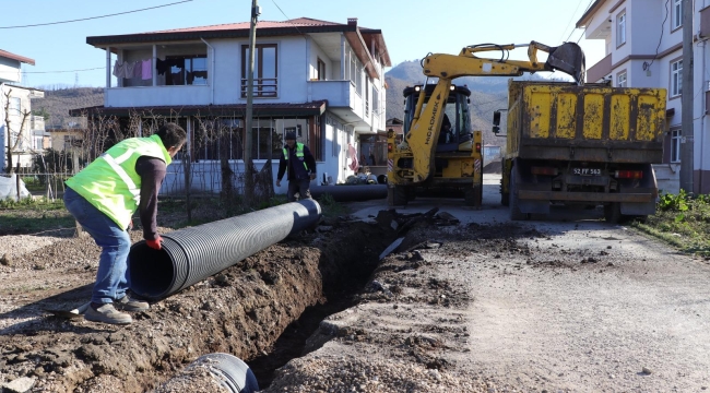 Gülyalı'nın Altyapısı Yenileniyor