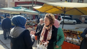 İYİ Parti İlçe Başkanı Zeren, Emekçi Kadınları Unutmadı