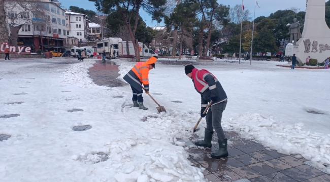 Ordu'da Kar Bitti, Çalışmalar Bitmedi!