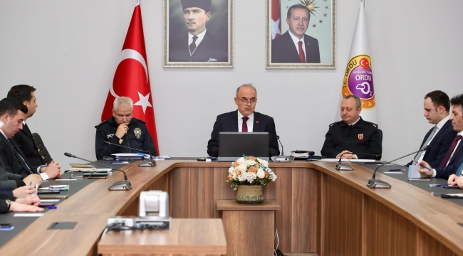 Mart Ayı İl Güvenlik ve Asayiş Koordinasyon Toplantısı Yapıldı