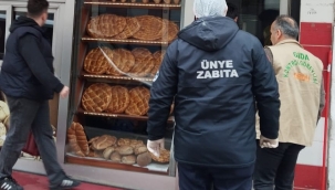 Ünye'de Fırın ve Marketler Denetim Altında
