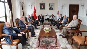 ÜSTP'den Vali Erol ve Genel Sekreter Hatipoğlu'na Ziyaret