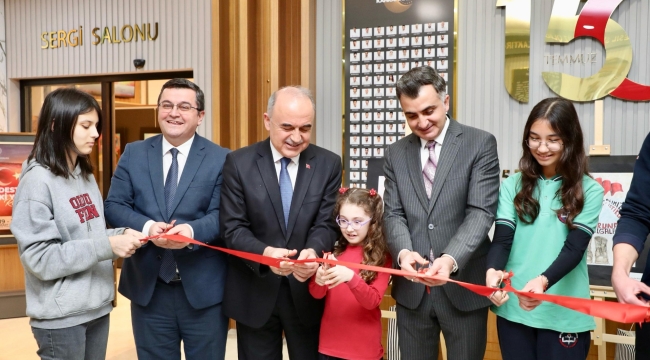 Vali Erol, "Destanın İki Yakası" Adlı Resim Sergisinin Açılışını Yaptı