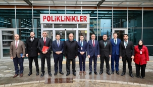 Vali Erol, Korgan ve Kumru İlçesindeki Sağlık Yatırımlarını İnceledi