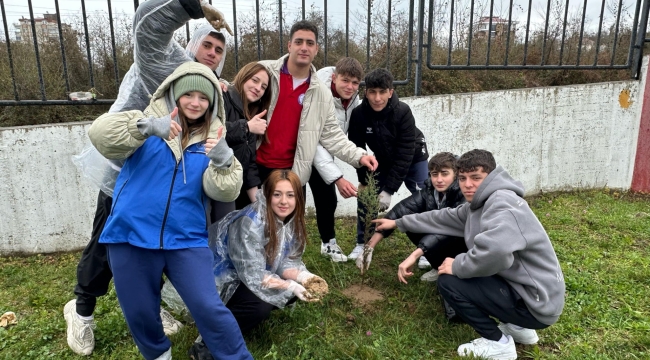Yeşil Vatan İçin Ordu'da Fidanlar Toprakla Buluştu