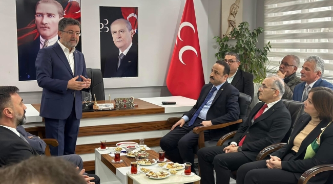 MHP, Bakan Yumaklı'yı Ağırladı