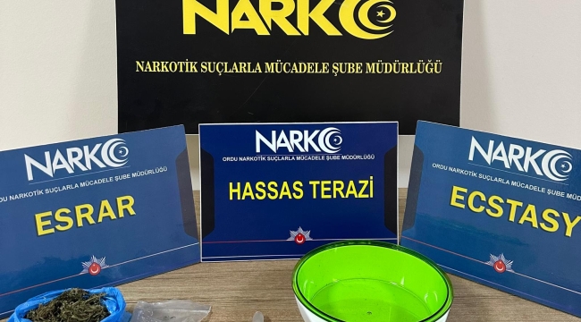 Ordu'da Uyuşturucu Operasyonları Sürüyor