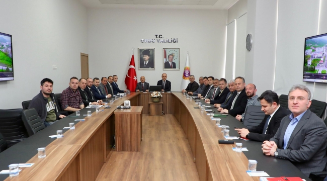Ordu Şehir Hastanesinin 13. Koordinasyon Toplantısı Yapıldı