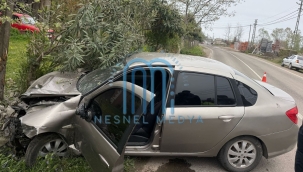 Ünye Çimento Mevkiinde Kaza: 2 Yaralı