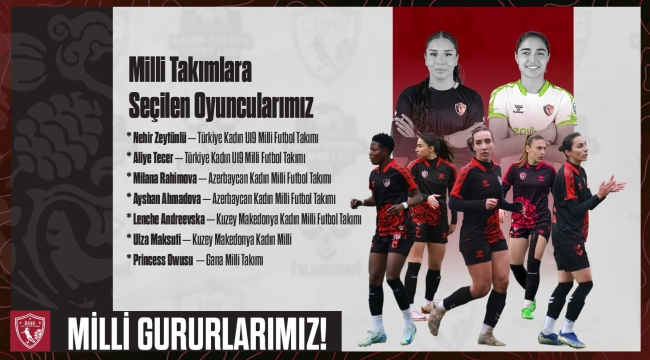 Ünye Kadın FK'dan 7 Oyuncu Milli Takım Yolcusu!