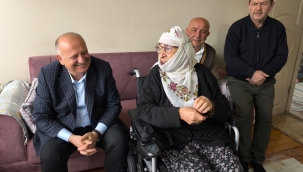 Yürüme Güçlüğü Çeken Vatandaş Akülü Sandalyesine Kavuştu